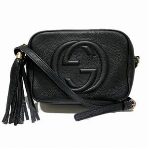 Gucci Small Disco Shoulder Bag Soho Leather 308364
